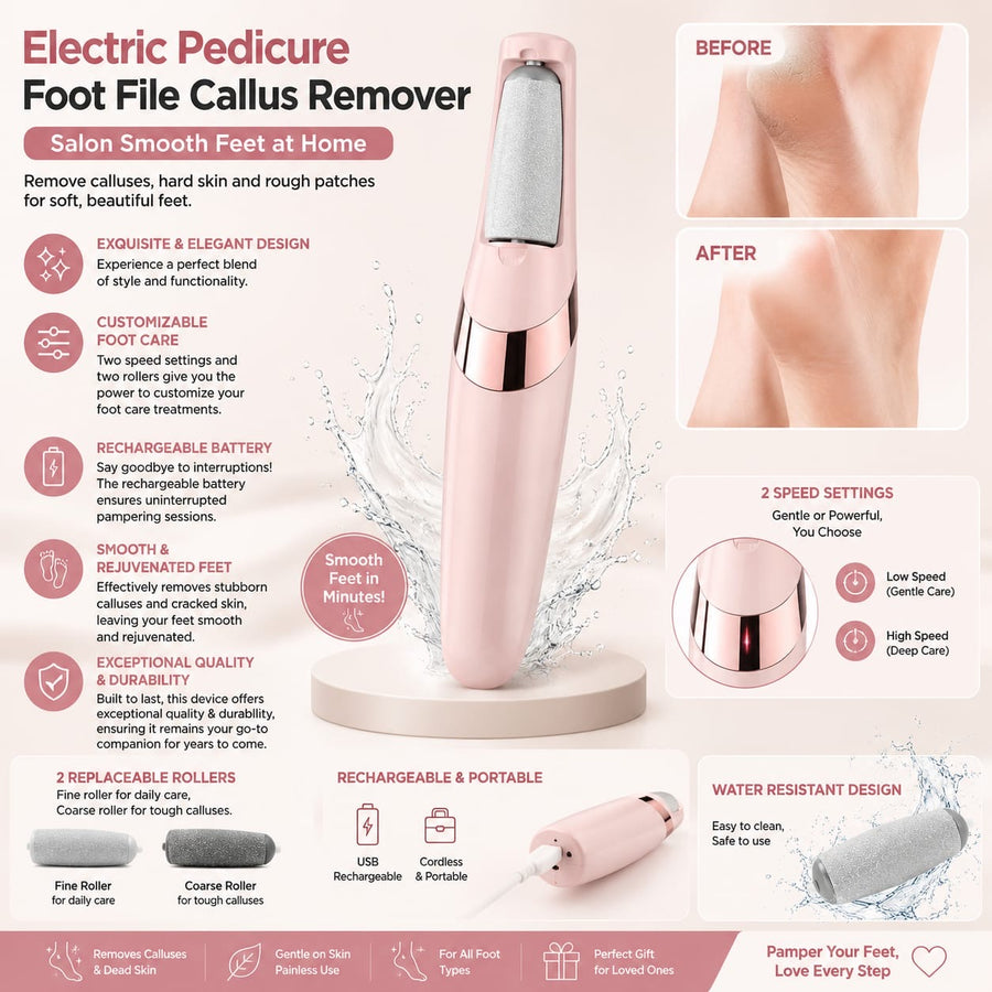 Rechargeable Electric Foot Callus Remover