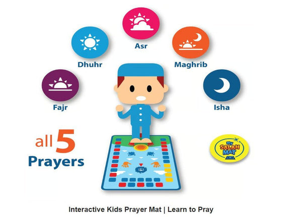 Interactive Islamic Prayer Mat for Kids