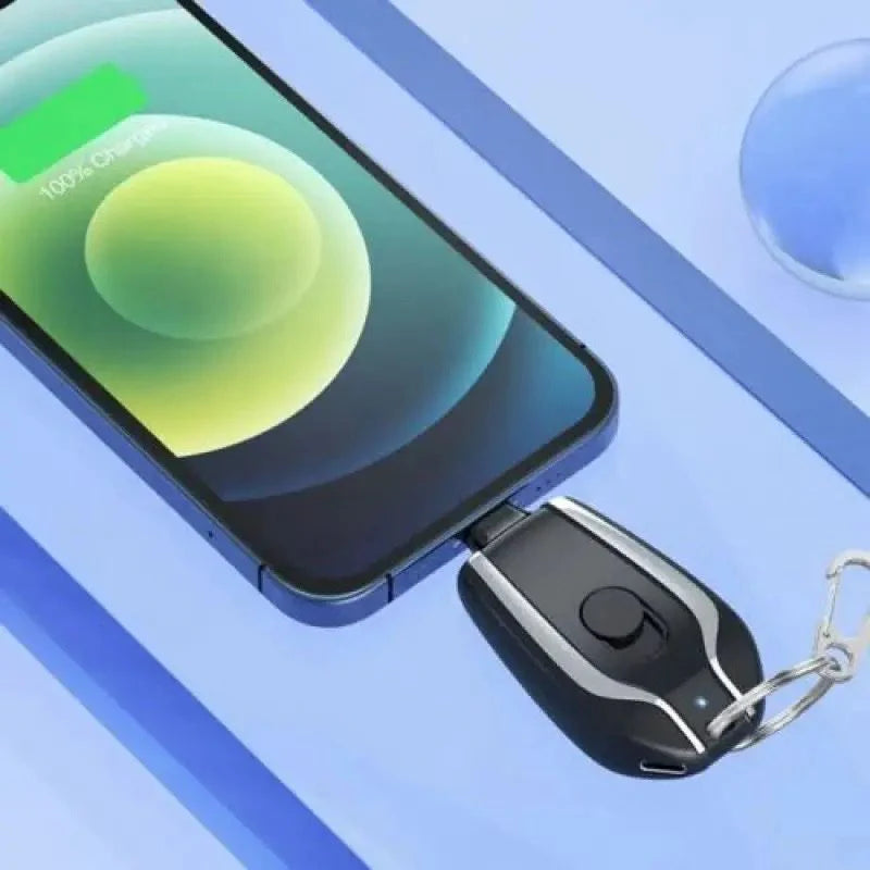 Mini Wireless Charging Keychain