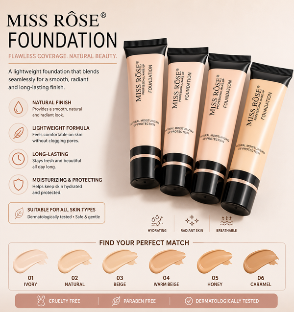 Waterproof Matte Liquid Foundation