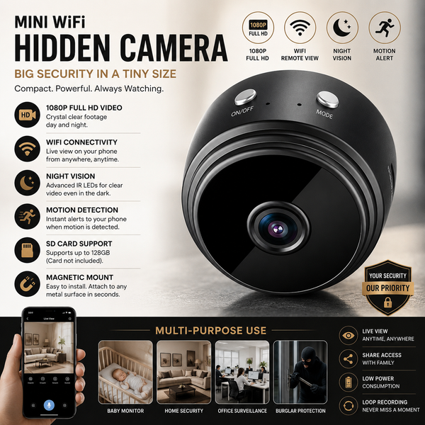 A9 Mini Wireless Security Camera