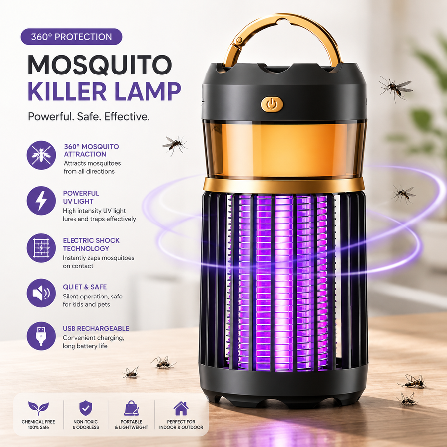 USB Rechargeable Mosquito Killer Lamp
