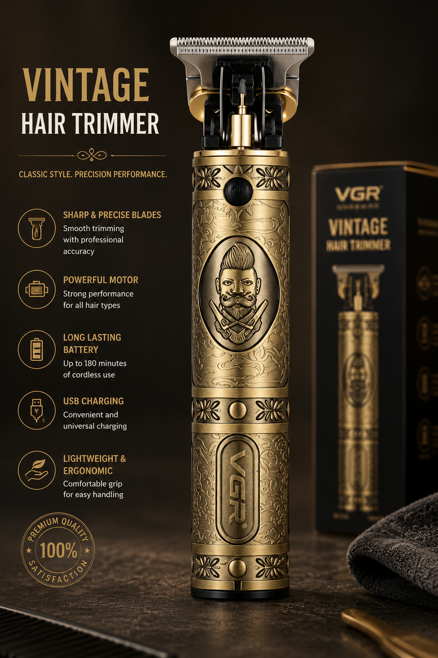 Rechargeable Hair Trimmer