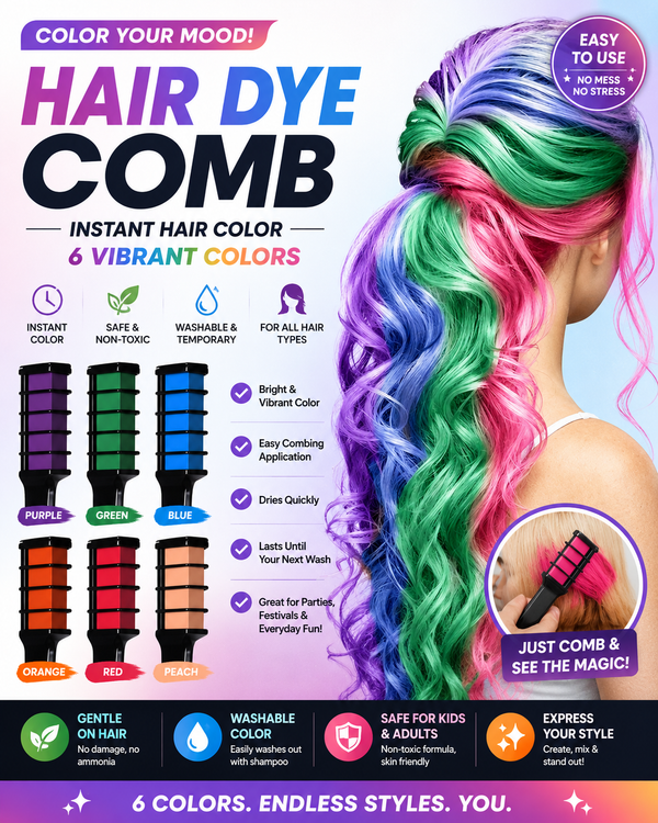 Instant Hair Dye Comb