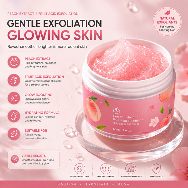 Peach Fruit Acid Exfoliating Gel