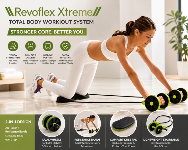 Ab Roller Resistance Trainer