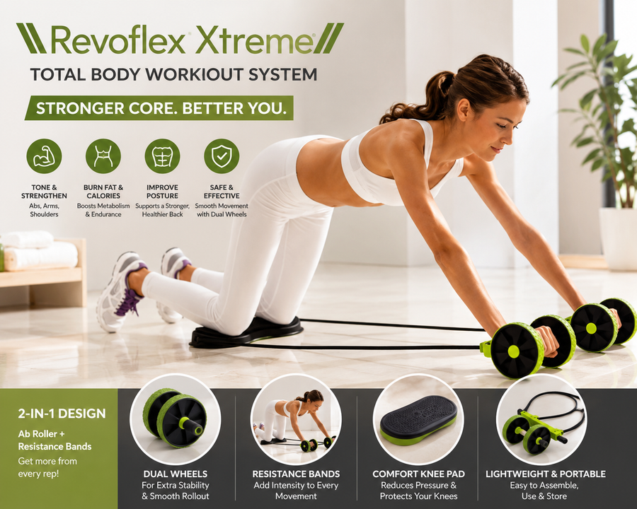 Ab Roller Resistance Trainer