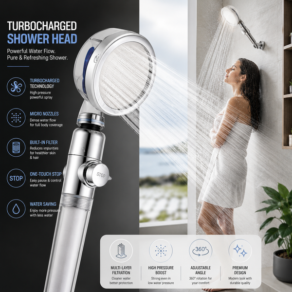 High Pressure Handheld Shower Head